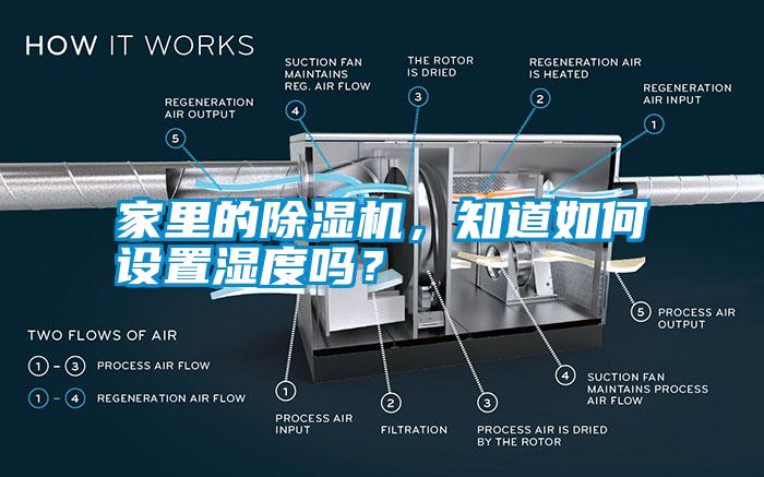 家里的除濕機，知道如何設(shè)置濕度嗎？