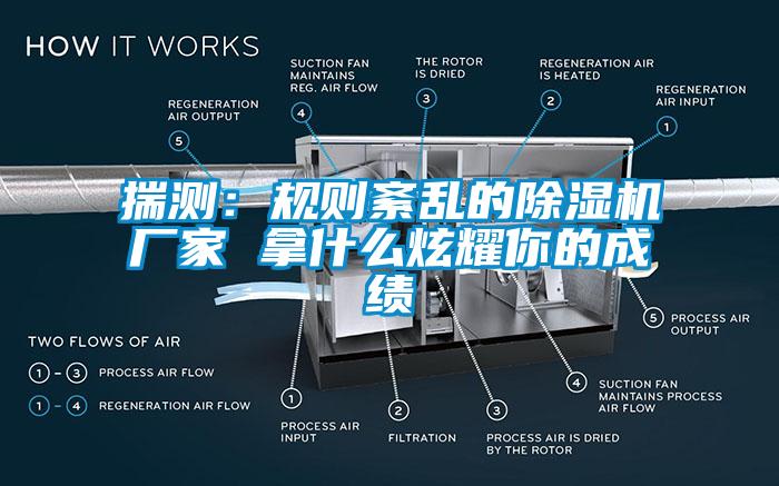 揣測(cè)：規(guī)則紊亂的除濕機(jī)廠家 拿什么炫耀你的成績(jī)