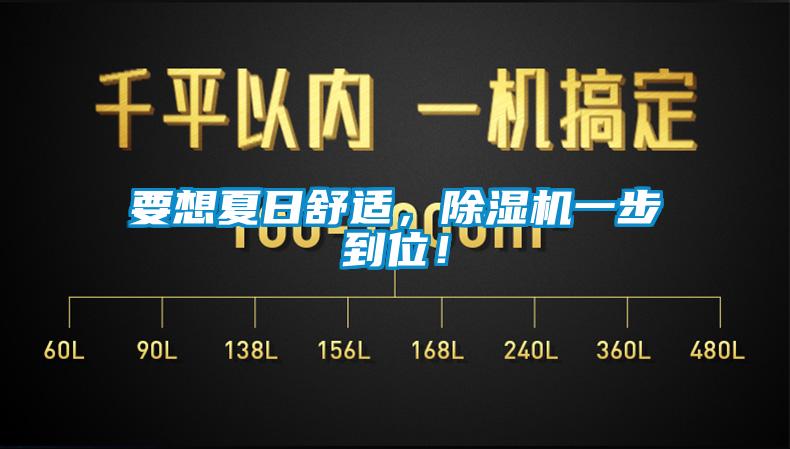 要想夏日舒適，除濕機(jī)一步到位！