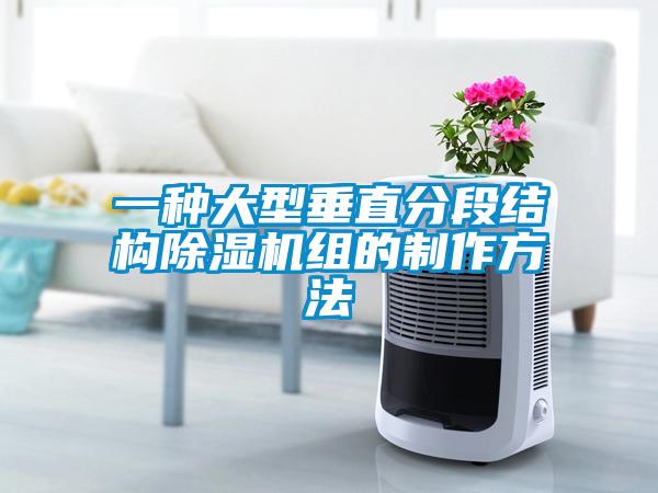 一種大型垂直分段結(jié)構(gòu)除濕機組的制作方法