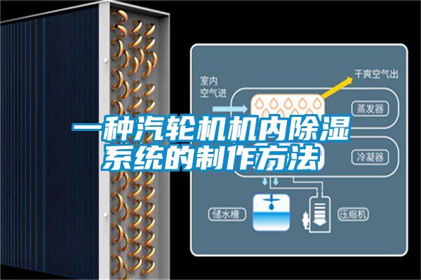 一種汽輪機(jī)機(jī)內(nèi)除濕系統(tǒng)的制作方法