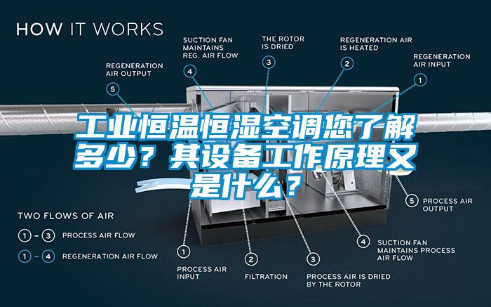 工業(yè)恒溫恒濕空調(diào)您了解多少？其設(shè)備工作原理又是什么？