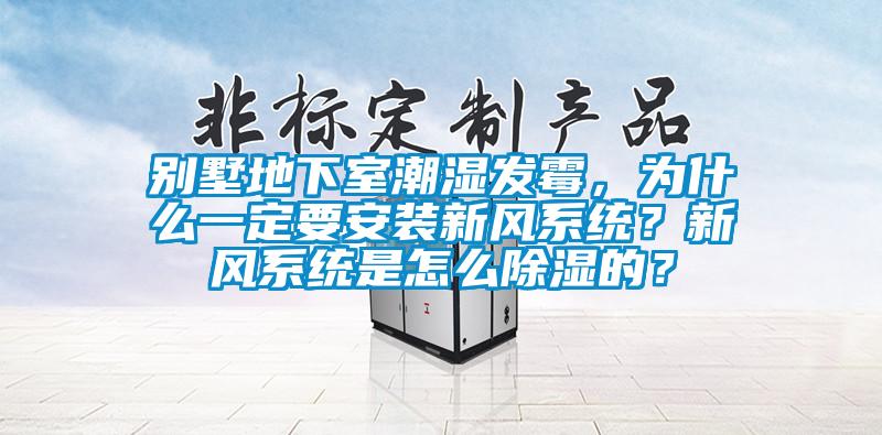 別墅地下室潮濕發(fā)霉，為什么一定要安裝新風(fēng)系統(tǒng)？新風(fēng)系統(tǒng)是怎么除濕的？