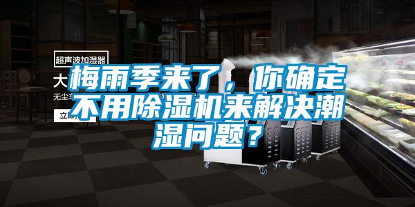 梅雨季來了，你確定不用除濕機(jī)來解決潮濕問題？