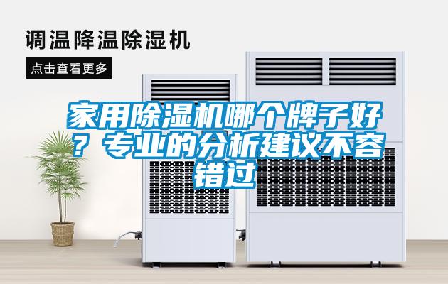 家用除濕機(jī)哪個(gè)牌子好？專業(yè)的分析建議不容錯(cuò)過