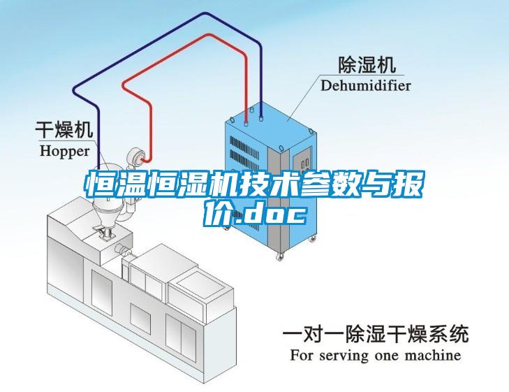 恒溫恒濕機技術(shù)參數(shù)與報價.doc