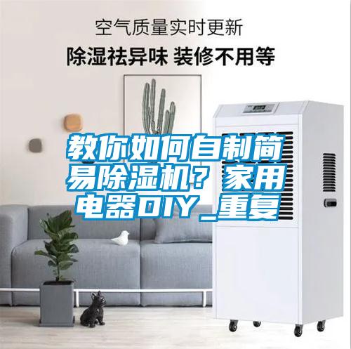 教你如何自制簡易除濕機(jī)？家用電器DIY_重復(fù)