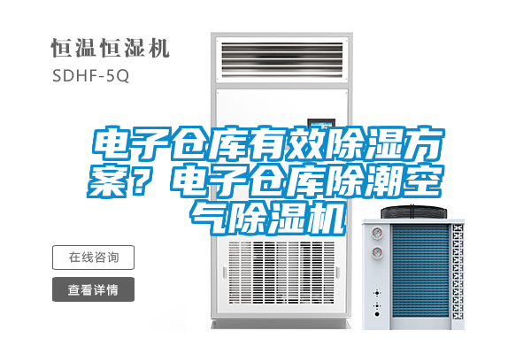 電子倉庫有效除濕方案？電子倉庫除潮空氣除濕機