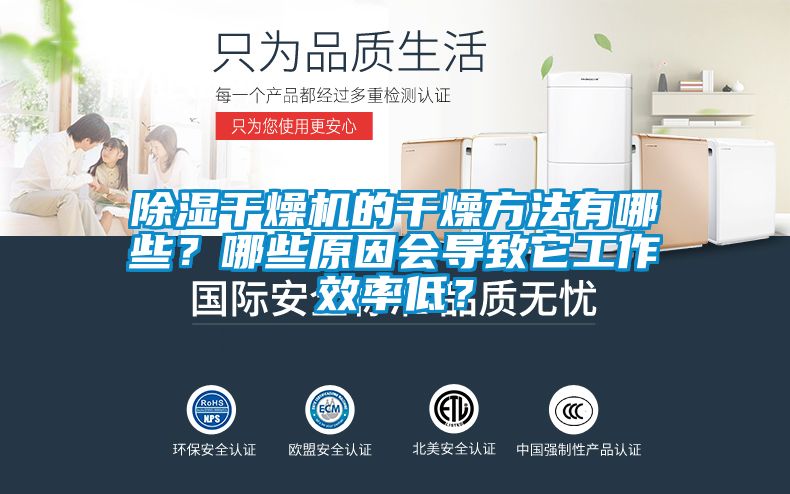 除濕干燥機的干燥方法有哪些？哪些原因會導(dǎo)致它工作效率低？