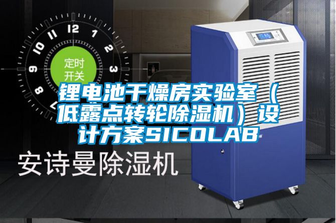 鋰電池干燥房實驗室（低露點轉(zhuǎn)輪除濕機）設計方案SICOLAB