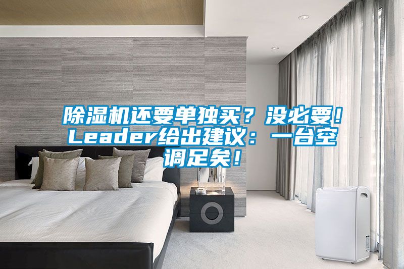 除濕機(jī)還要單獨買？沒必要！Leader給出建議：一臺空調(diào)足矣！